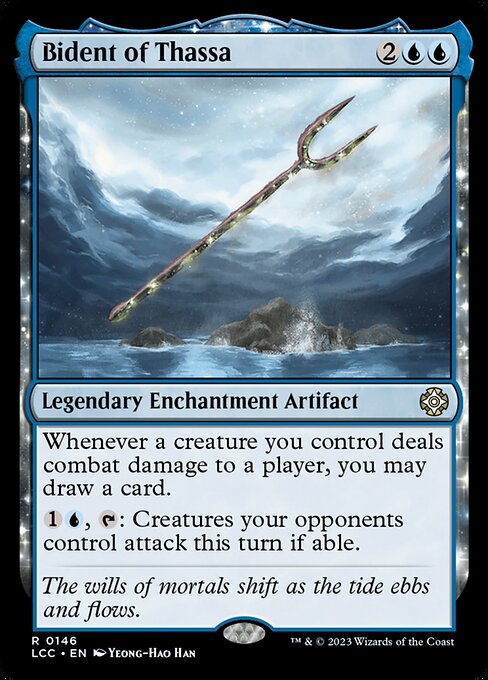 Bident of Thassa - The Lost Caverns of Ixalan Commander Magic card