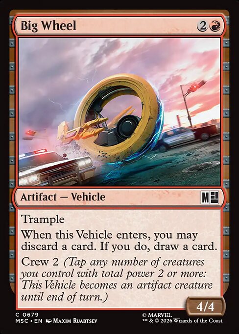 Big Wheel - Marvel Super Heroes Commander Magic card