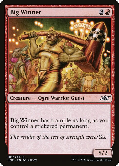 Big Winner - Unfinity Magic card