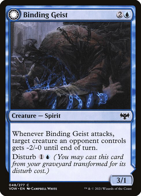 Binding Geist // Spectral Binding - Innistrad: Crimson Vow Magic card