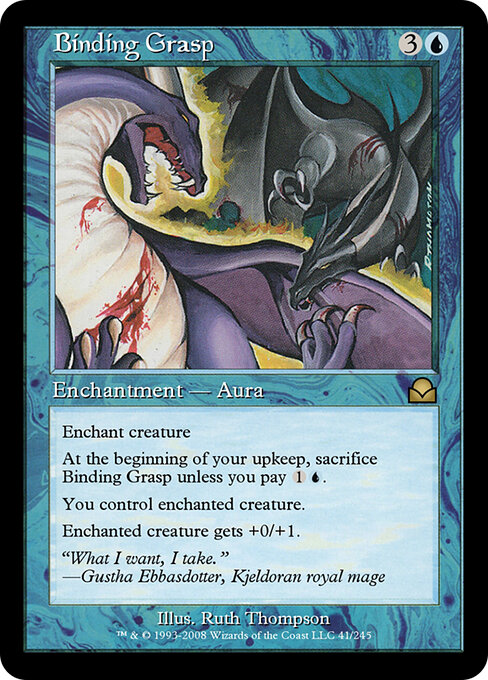 Binding Grasp - Masters Edition II Magic card