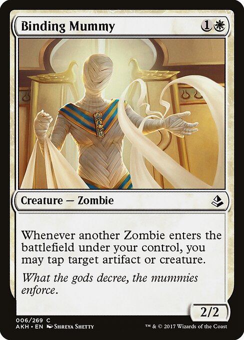 Binding Mummy - Amonkhet (#6) - Illustrated by Shreya Shetty - Magic: The Gathering Card