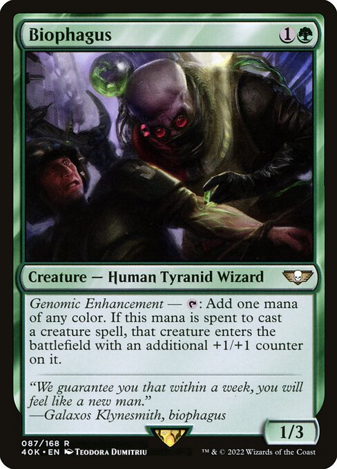 Biophagus - Warhammer 40,000 Commander Magic card
