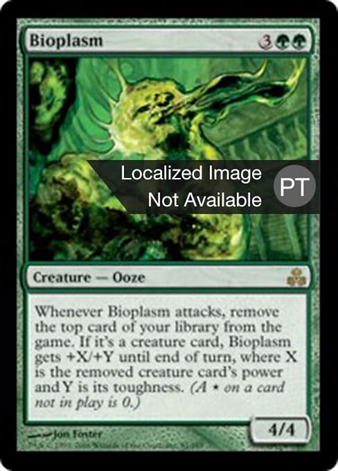 Bioplasma (Bioplasm) - Guildpact (#81) - Illustrated by Jon Foster - Magic: The Gathering Card
