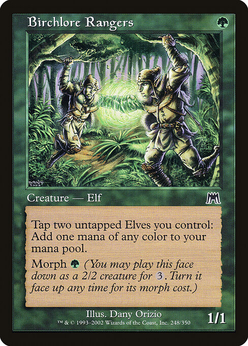 Birchlore Rangers - Onslaught (#248) - Illustrated by Dany Orizio - Magic: The Gathering Card