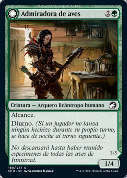 Bird Admirer // Wing Shredder - Innistrad: Midnight Hunt (#169) - Illustrated by Slawomir Maniak - Magic: The Gathering Card