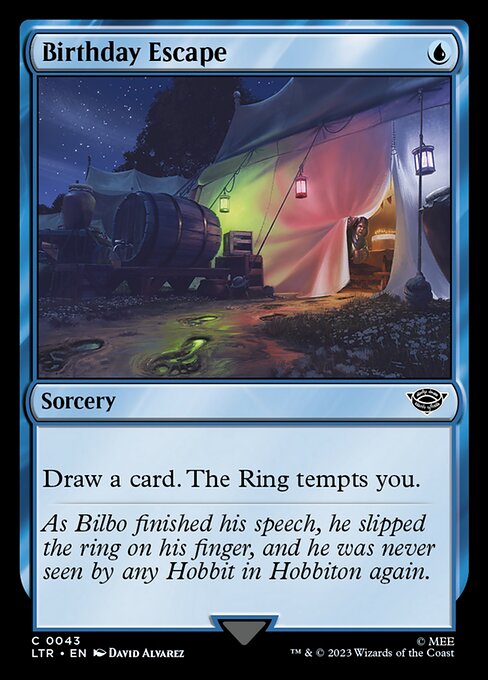 Birthday Escape - The Lord of the Rings: Tales of Middle-earth Magic card