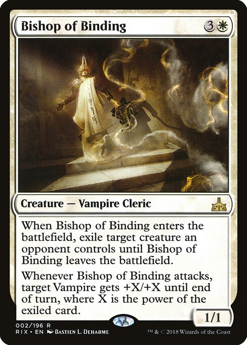 Bishop of Binding - Rivals of Ixalan Magic card