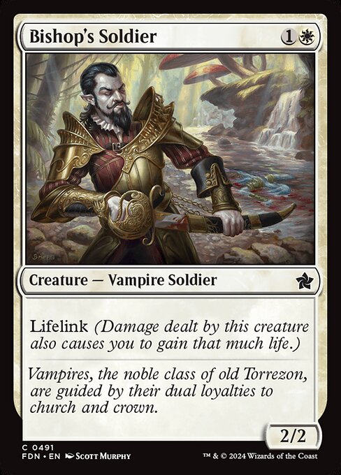 Bishop's Soldier - Foundations Magic card