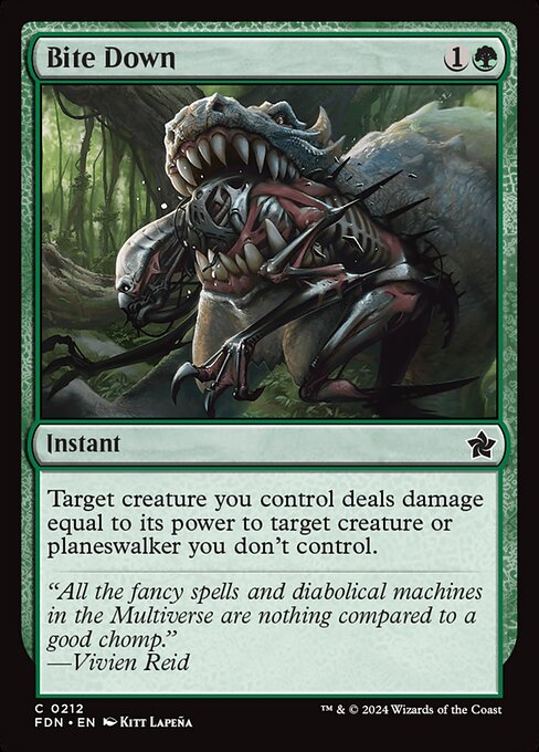 Bite Down - Foundations Magic card