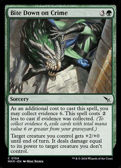 Bite Down on Crime - Murders at Karlov Manor Magic card