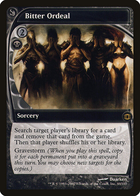 Bitter Ordeal - Future Sight Magic card