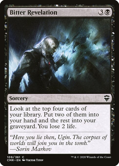 Bitter Revelation - Commander Legends Magic card