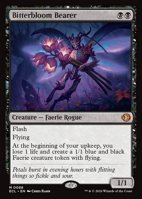 Bitterbloom Bearer - Lorwyn Eclipsed Magic card