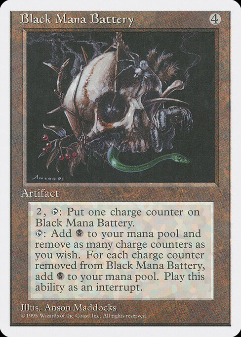 Black Mana Battery - Fourth Edition Magic card