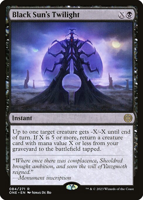 Black Sun's Twilight - Phyrexia: All Will Be One Magic card