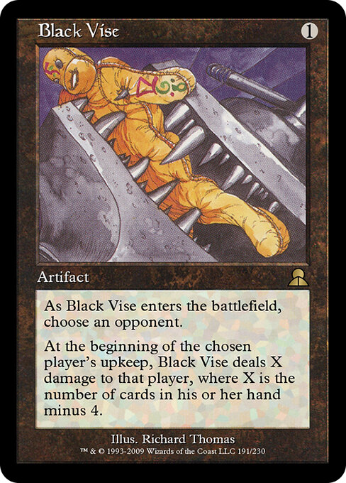 Black Vise - Masters Edition III Magic card