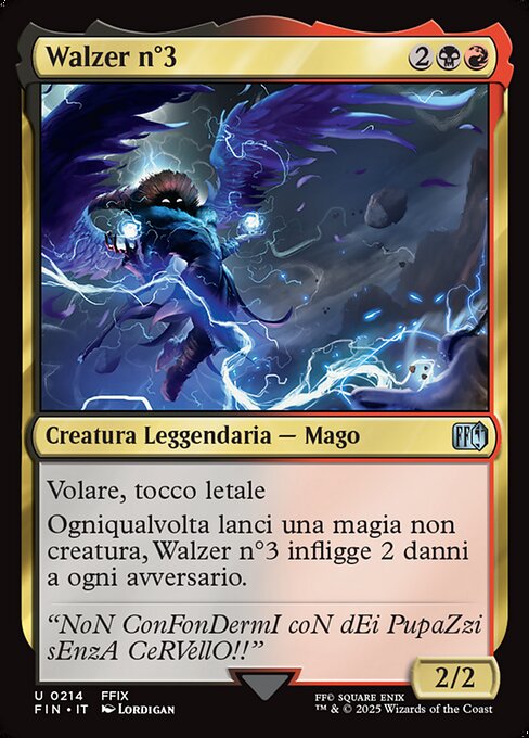 Walzer n°3 (Black Waltz No. 3) - Final Fantasy (#214) - Illustrated by Lordigan - Magic: The Gathering Card