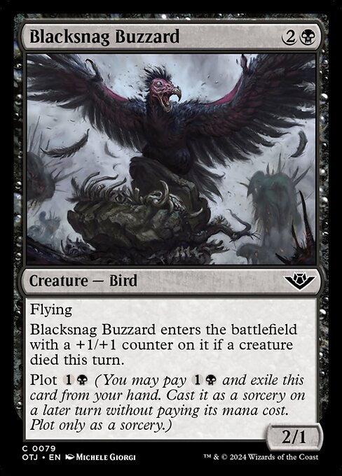 Blacksnag Buzzard - Outlaws of Thunder Junction Magic card