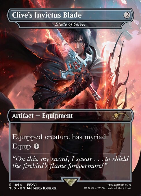 Blade of Selves - Secret Lair Drop (#1864) - Illustrated by Joshua Raphael - Magic: The Gathering Card