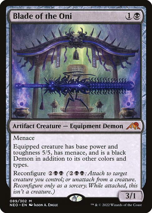 Blade of the Oni - Kamigawa: Neon Dynasty Magic card