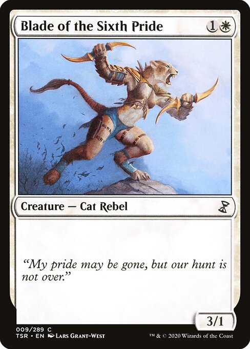 Blade of the Sixth Pride - Time Spiral Remastered Magic card