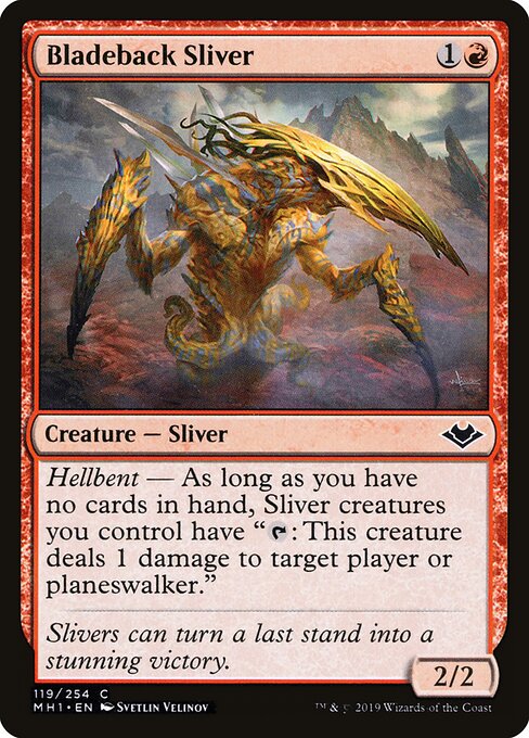Bladeback Sliver - Modern Horizons Magic card