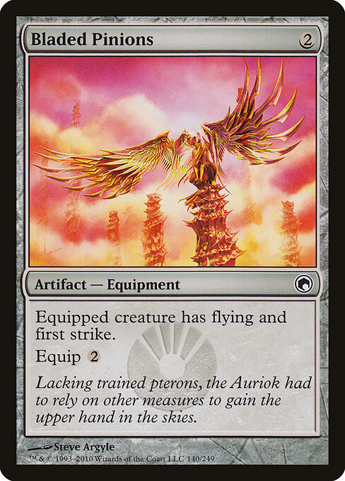 Bladed Pinions - Scars of Mirrodin Magic card