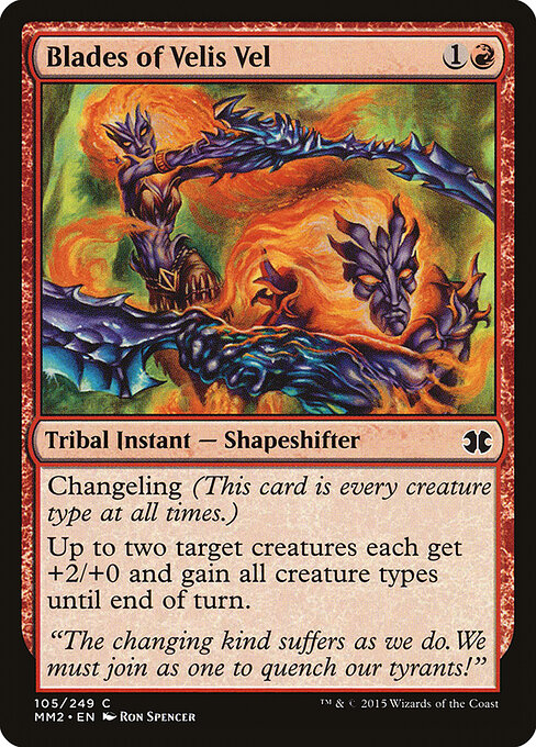Blades of Velis Vel - Modern Masters 2015 Magic card