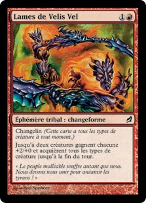 Klingen aus Velis Vel (Blades of Velis Vel) - Lorwyn (#152) - Illustrated by Ron Spencer - Magic: The Gathering Card