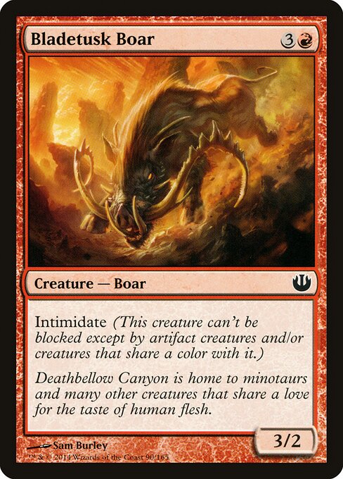 Bladetusk Boar - Journey into Nyx Magic card