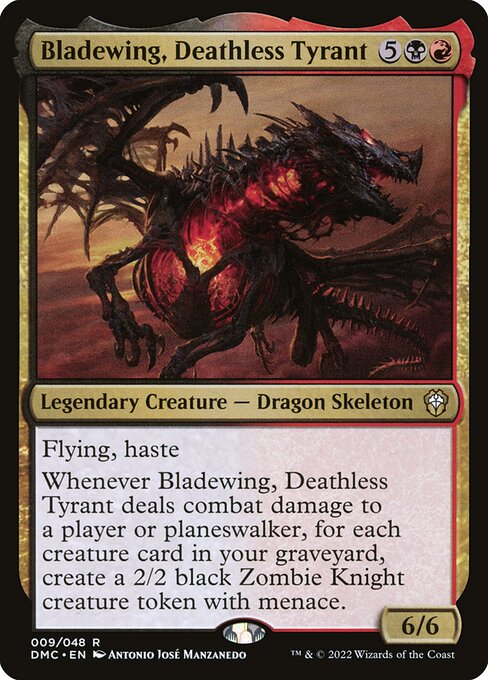 Bladewing, Deathless Tyrant - Dominaria United Commander Magic card