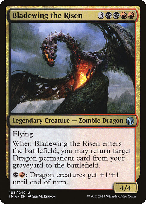 Bladewing the Risen - Iconic Masters (#193) - Illustrated by Seb McKinnon - Magic: The Gathering Card