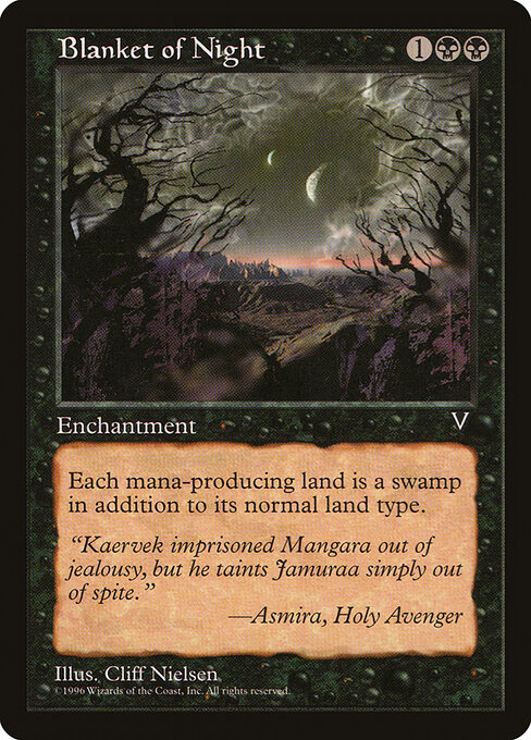 Blanket of Night - Visions Magic card