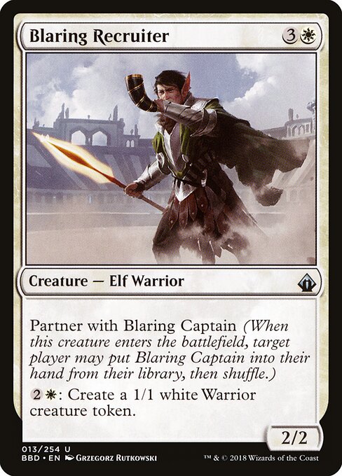 Blaring Recruiter - Battlebond Magic card