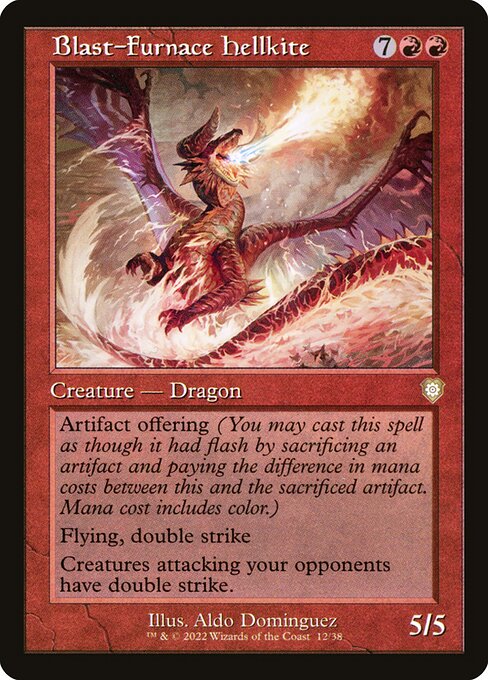 Blast-Furnace Hellkite - The Brothers' War Commander Magic card