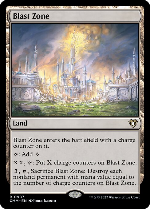 Blast Zone - Commander Masters Magic card