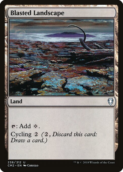 Blasted Landscape - Commander Anthology Volume II Magic card