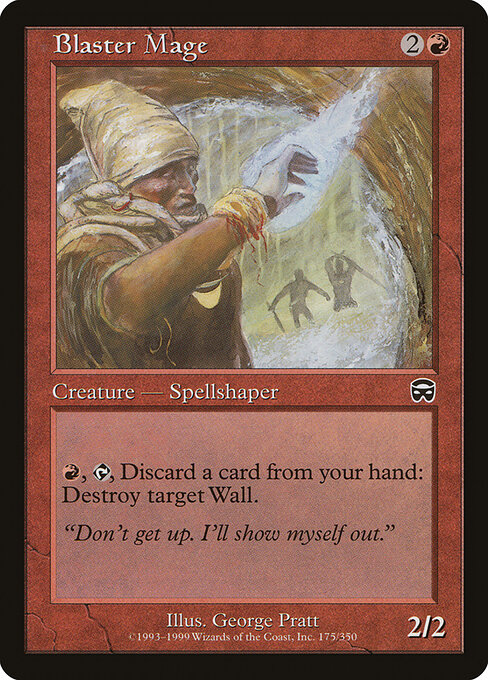 Blaster Mage - Mercadian Masques Magic card