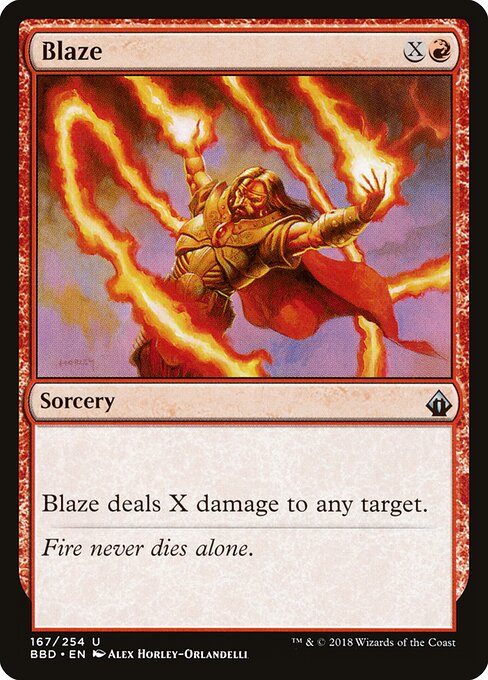 Blaze - Battlebond Magic card
