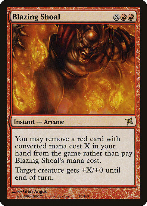 Blazing Shoal - Betrayers of Kamigawa Magic card