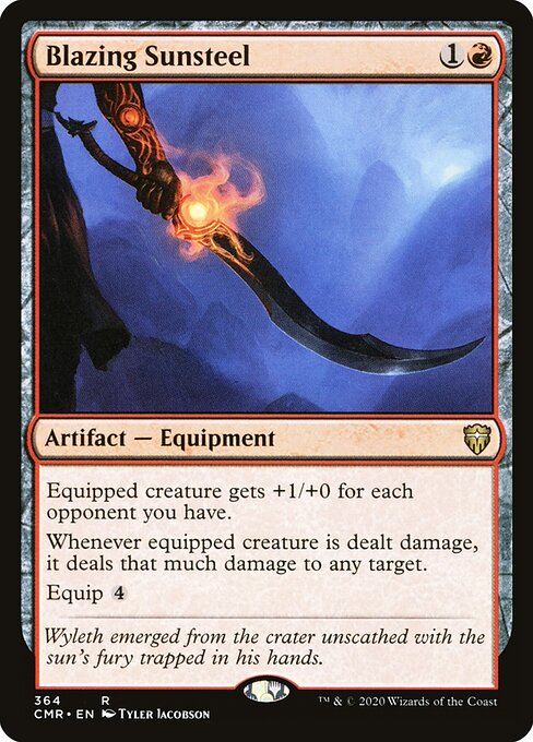 Blazing Sunsteel - Commander Legends Magic card