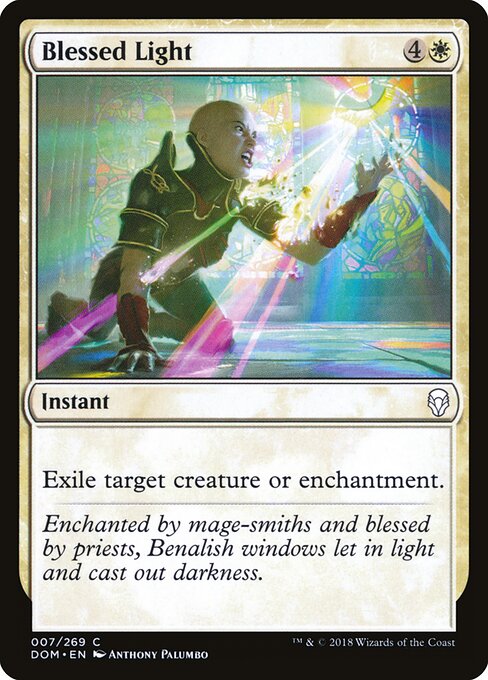 Blessed Light - Dominaria Magic card