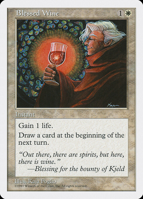 Blessed Wine - Fifth Edition Magic card