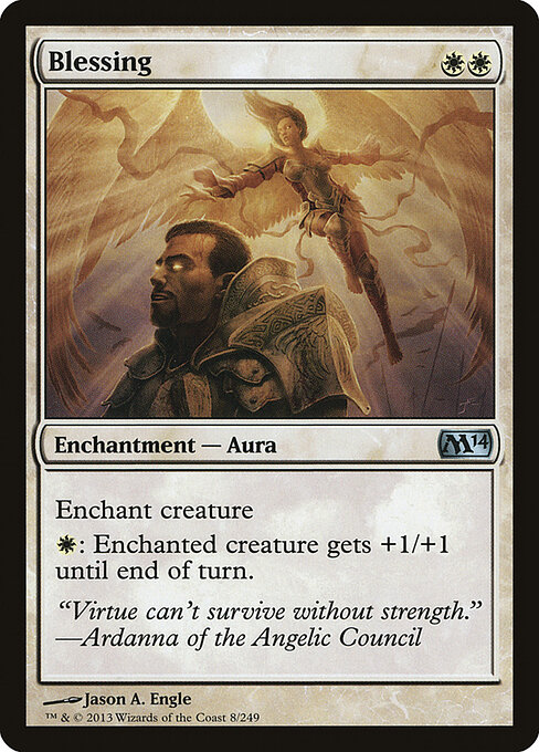 Blessing - Magic 2014 (#8) - Illustrated by Jason A. Engle - Magic: The Gathering Card