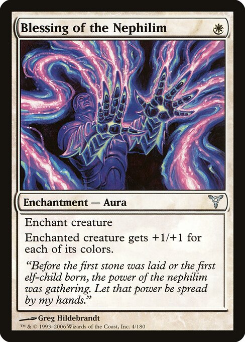 Blessing of the Nephilim - Dissension Magic card