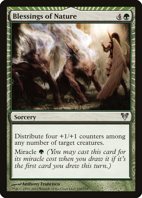 Blessings of Nature - Avacyn Restored Magic card