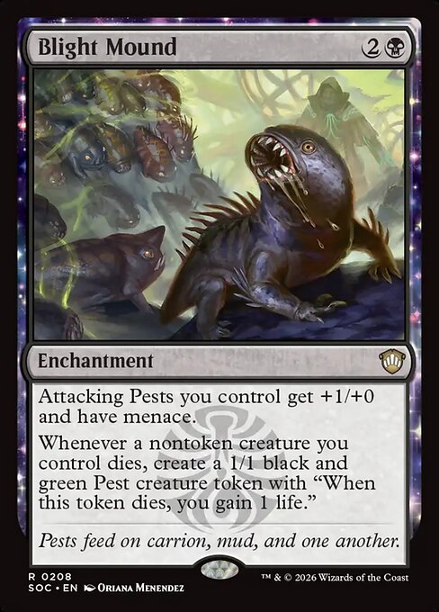 Blight Mound - Secrets of Strixhaven Commander Magic card