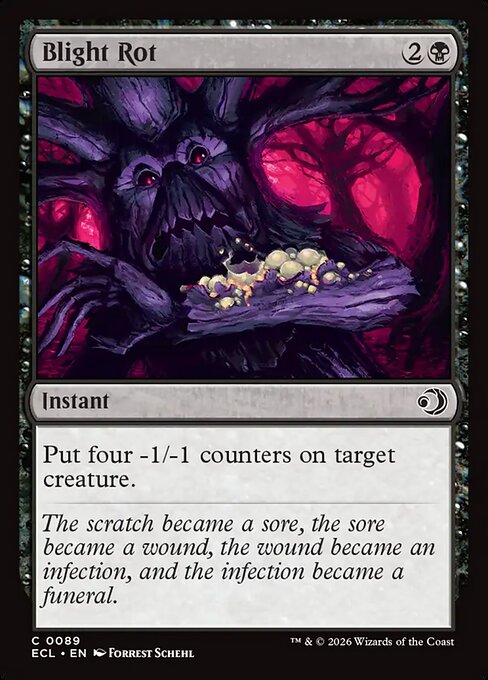 Blight Rot - Lorwyn Eclipsed Magic card