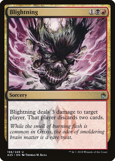 Blightning - Masters 25 Magic card